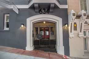 San Francisco apartment for rent - A building with the number 634 on it.