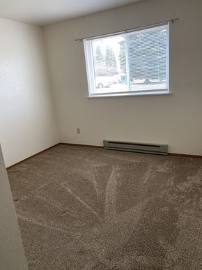 Columbia Falls apartment for rent - Image of baseboard heater and window and outlet