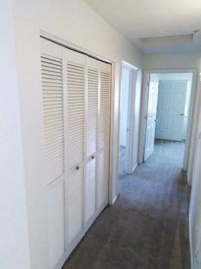 Porterville apartment for rent - Image of hallway leading to various rooms