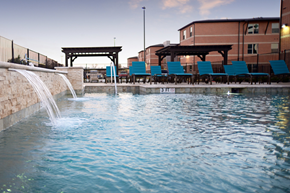 Gainesville apartment for rent - Sparkling Pool at The Liberty Lofts, Gainesville, TX, 76240