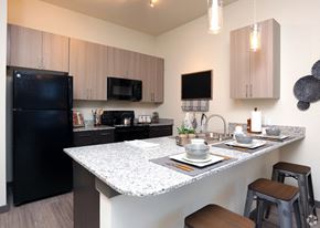 Gainesville apartment for rent - Gourmet Kitchen at The Liberty Lofts, Texas