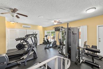 Fitness center with updated equipment