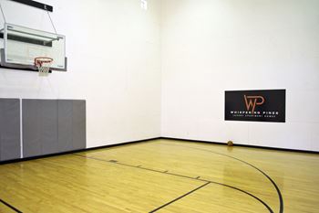 Indoor basketball court