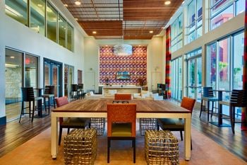 Spacious clubhouse