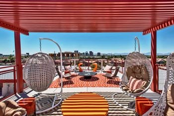 Rooftop lounge