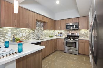 Furnished kitchen
