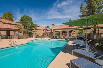 Swimming pool and relaxing area