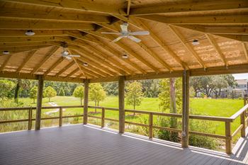 Abigail court dock overlooking pond