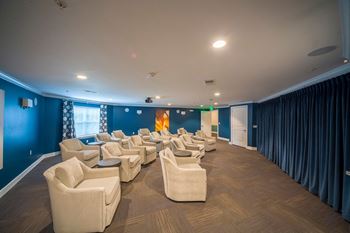Abigail court movie room