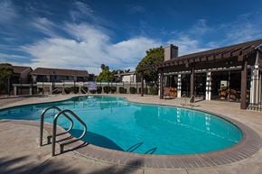 Salinas apartment for rent - a large swimming pool in front of a building