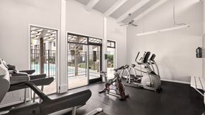 Salinas apartment for rent - A gym with a row of treadmills and exercise bikes.