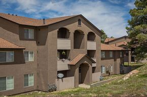 Flagstaff apartment for rent - a large brown house with a window and a door