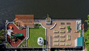 Troy apartment for rent - a bird s eye view of a roofed house with a pool and yard