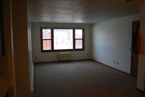 Sun Prairie apartment for rent - an empty room with a large window in it