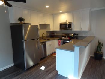 Remodeled kitchen