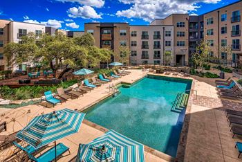 Swimming pool with sun deck