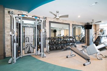 Expansive 24-hour fitness center