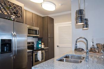 Gourmet kitchens with granite countertops