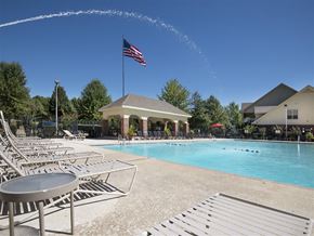 Fayetteville apartment for rent - the swimming pool at the resort on a sunny day