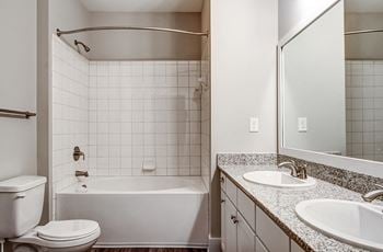 Garden tubs with tile surround