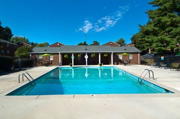 Two swimming pools with spacious sundecks