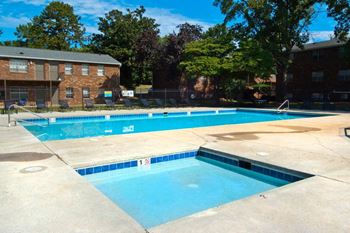 Two swimming pools with spacious sundecks