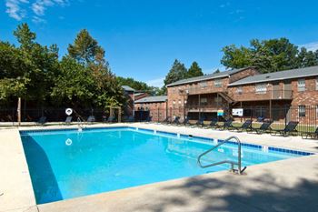 Two swimming pools with spacious sundecks