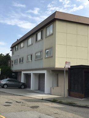 San Francisco apartment for rent - a building with a car parked in front of it