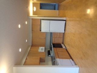 San Francisco apartment for rent - a view of a model of a kitchen and a loft