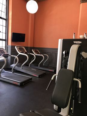 San Francisco apartment for rent - a row of exercise machines in a gym