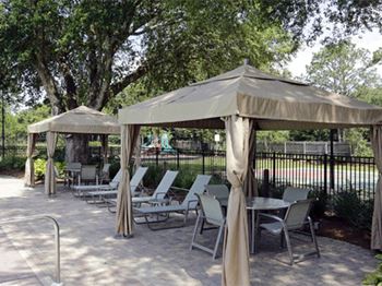 Relax under our cabanas