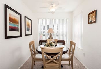 Ceiling fans in the bedrooms