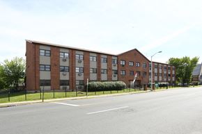 Hartford apartment for rent - a large brick building on the side of a street