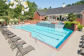 Columbus apartment for rent - woodlands pool with waterfall