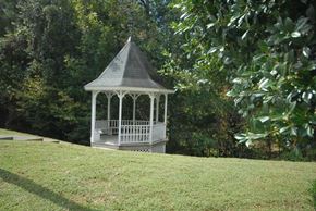 Durham apartment for rent - a gazebo in the middle of a grass field