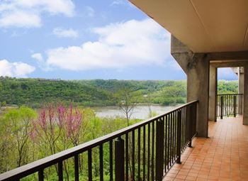 Oversized patios and balconies