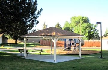 Jerome apartment for rent - a pavilion in a park with a playground