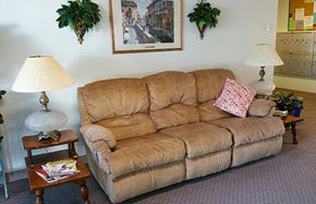Lewiston apartment for rent - Couch in common area