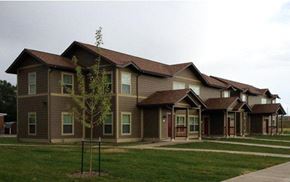 Shelby apartment for rent - Exterior building elevation and lawn