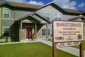 Shelby apartment for rent - Complex signage