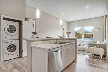 Sleek washer & dryer