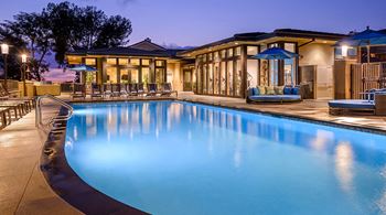 Resort-style pools, spas, and bbq areas