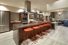 Aliso Viejo apartment for rent - Resident lounge with kitchen at Vantis apartments in Aliso Viejo.