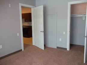 Missoula apartment for rent - Bedroom view of bathroom door