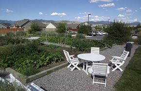 Missoula apartment for rent - Garden area