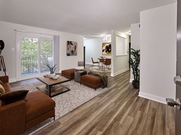 Phoenixville apartment for rent - a living room with couches and a table