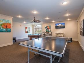 Stillwater apartment for rent - a game room with a ping pong table