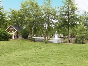 Rogers apartment for rent - a park with a fountain and a gazebo