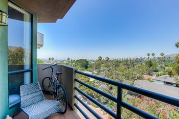 Private patio and balcony