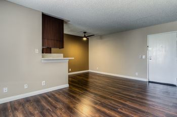 Faux wood flooring